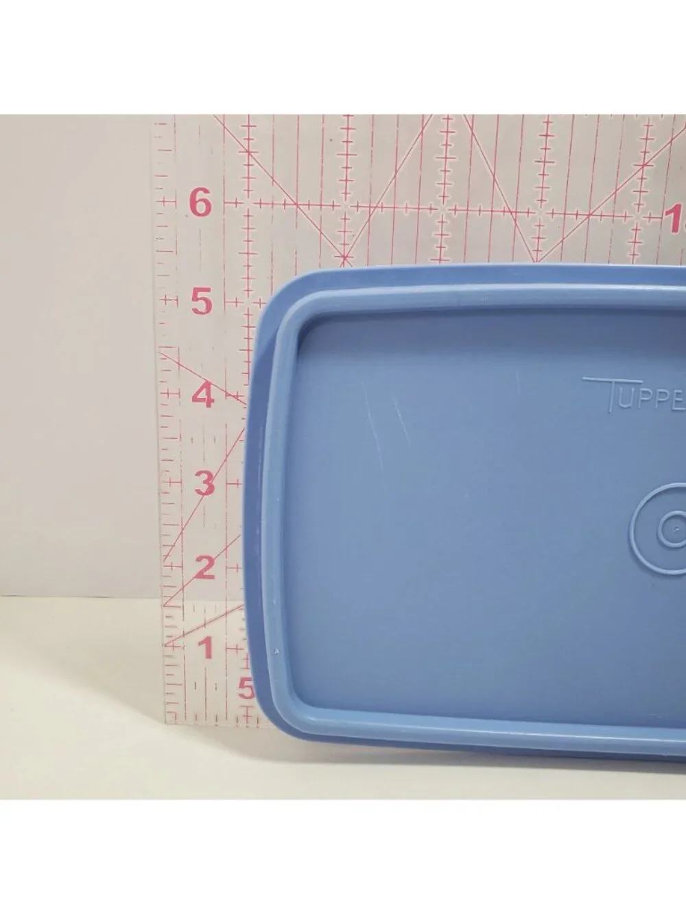 Tupperware Replacement Lid Rectangular Blue Seal 817